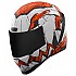 [해외]ICON 에어form™ Trick or Street 3 풀페이스 헬멧 9140372302 White / Orange