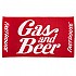 [해외]FASTHOUSE 수건 Gas&Beer 9140639827 Red