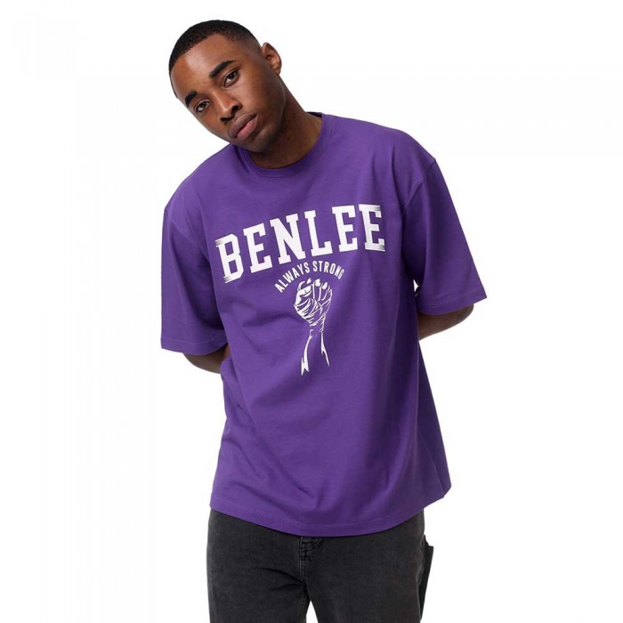 [해외]BENLEE Lieden 반팔 티셔츠 7140660249 Purple / White