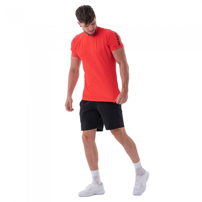 [해외]NEBBIA Sporty Fit Essentials 326 반팔 티셔츠 7140665250 Red