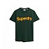 [해외]슈퍼드라이 코어 로고 Classic 반팔 티셔츠 140603931 Academy Dark Green