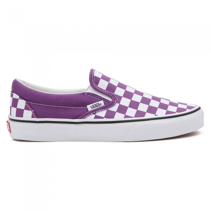 [해외]반스 Classic 슬립온 신발 140603313 Cthr / Checkerboard Dark Purple