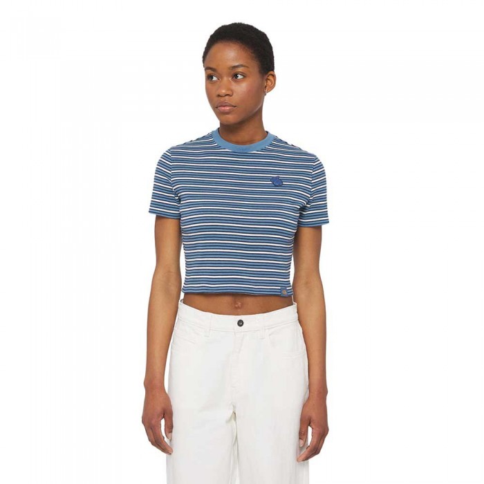[해외]디키즈 Altoona Stripe 반팔 티셔츠 140581108 Coronet Blue