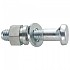 [해외]FIX NIPPEL 안장 클램프 볼트 M8x40 mm 1140522204 Silver