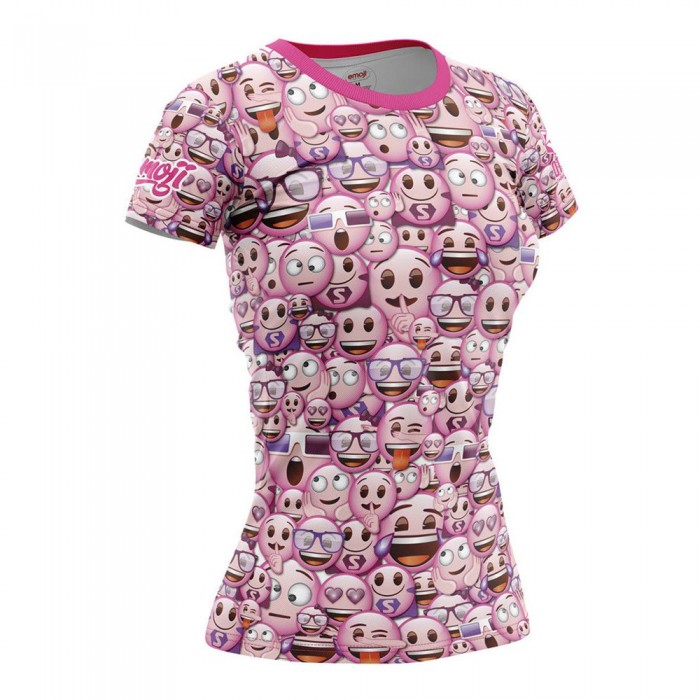 [해외]OTSO Emoji Classic Pink 반팔 티셔츠 6140663464 Pink