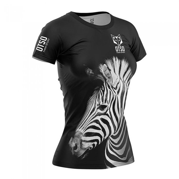 [해외]OTSO Zebra 반팔 티셔츠 6140663545 Multicolour