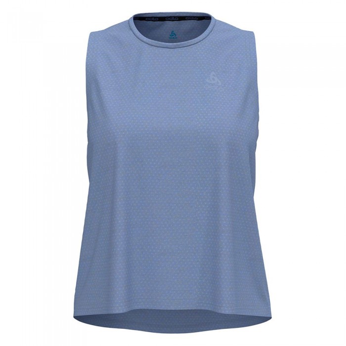 [해외]오들로 Crew 액티브 365 라인ncool 민소매 티셔츠 7140620650 Blue Heron Melange