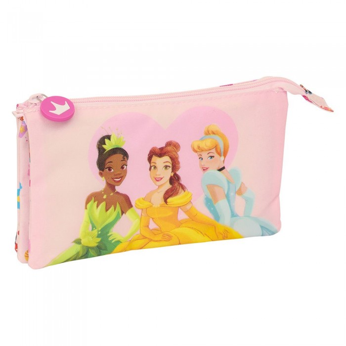 [해외]SAFTA 필통 Triple Princesas Disney 썸머 Adventures 140676300 Multicolor