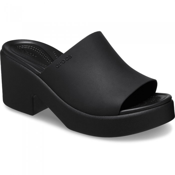 [해외]크록스 Brooklyn Slide Heel 샌들 140546014 Black / Black