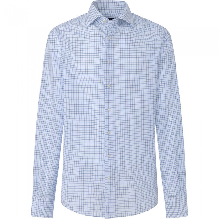 [해외]해켓 Stripech Flannel Grid Ck 긴팔 셔츠 139117006 White / Blue