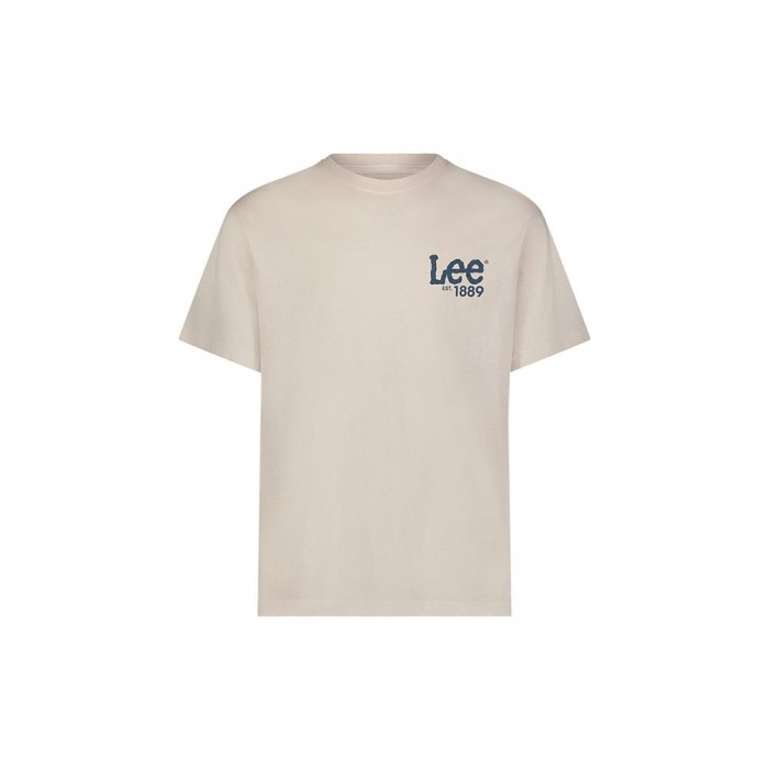 [해외]LEE Loose 로고 반팔 티셔츠 140549187 Ecru
