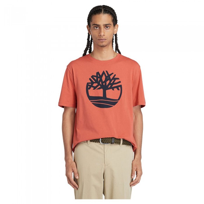 [해외]팀버랜드 반소매 티셔츠 Kennebec River Tree 로고 140594311 Burnt Sienna / App