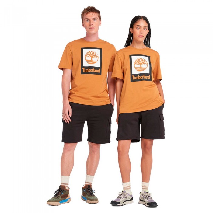 [해외]팀버랜드 Stack 로고 Colored 반팔 티셔츠 140594688 Wheat Boot