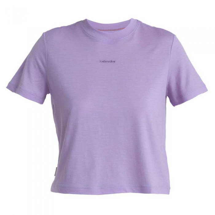 [해외]아이스브레이커 Merino 150 Tech Lite III Crop 스포츠 탑 1140596974 Purple Gaze