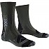 [해외]X-SOCKS Hike Expert Silver 크루 양말 4140579838 Dark Sage / Black