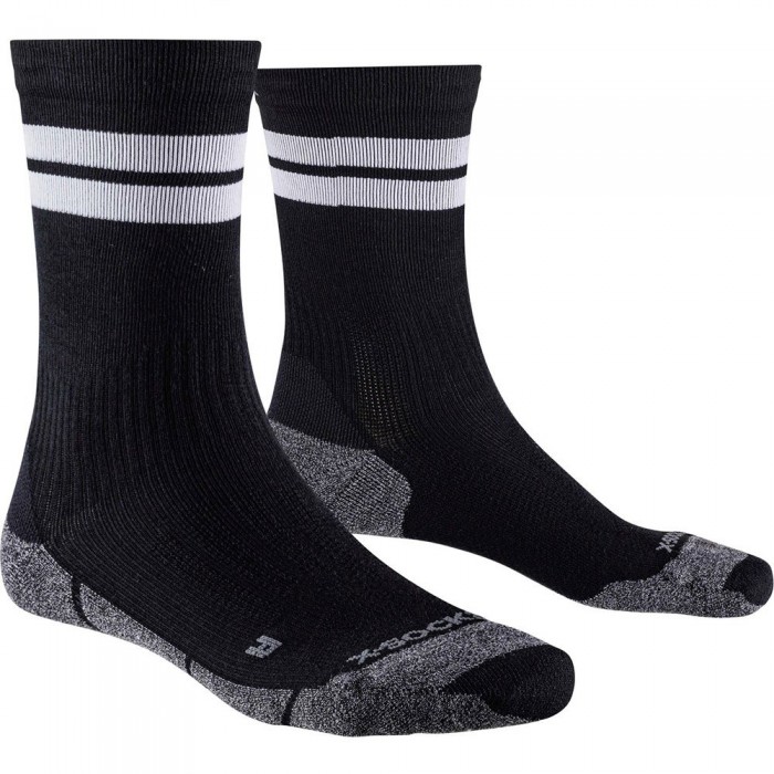 [해외]X-SOCKS 코어 내추럴 Graphics 크루 양말 6140579806 Black / Charcoal