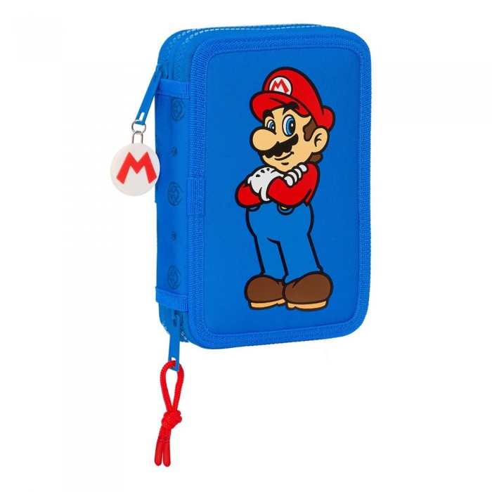 [해외]SAFTA 이중 충전 28 Super Mario Play Super Mario Play 필통 14140675698 Multicolor
