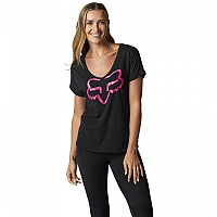 [해외]FOX RACING LFS Boundary 반팔 V넥 티셔츠 14140668898 Black / Pink