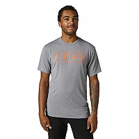 [해외]FOX RACING LFS Pinnacle 테크 반팔 티셔츠 14140669078 Grey / Orange
