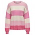 [해외]ONLY 스웨터 Atia 140451075 Pink Lady / Stripes W. Jetstream / Moonlight / Pink Yarrow