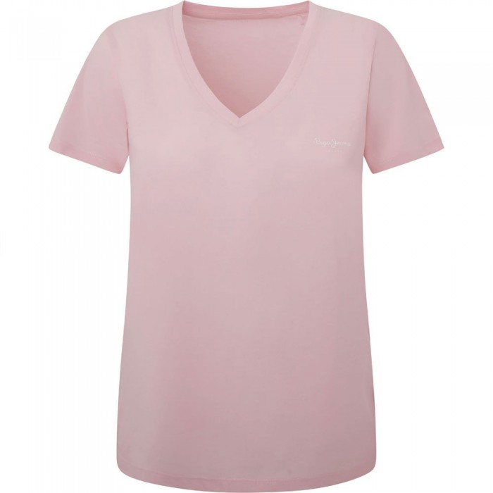 [해외]페페진스 Lorette V 넥 반팔 티셔츠 140498004 Pink