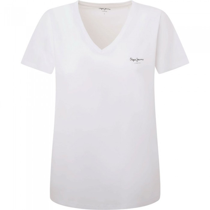 [해외]페페진스 Lorette 반팔 V넥 티셔츠 140498005 White