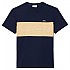 [해외]라코스테 TH1712 반팔 티셔츠 140606367 Blue Navy / Croissant