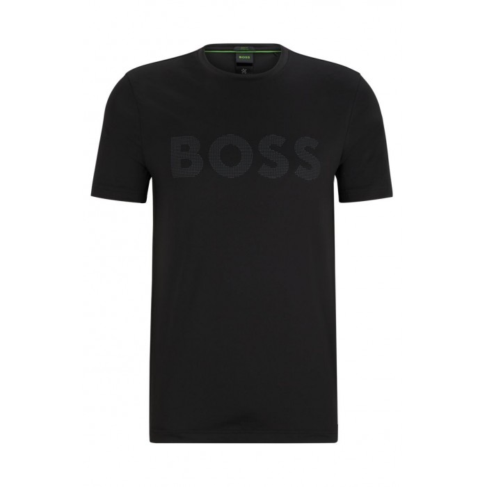 [해외]BOSS 액티브 반팔 티셔츠 140656752 Black
