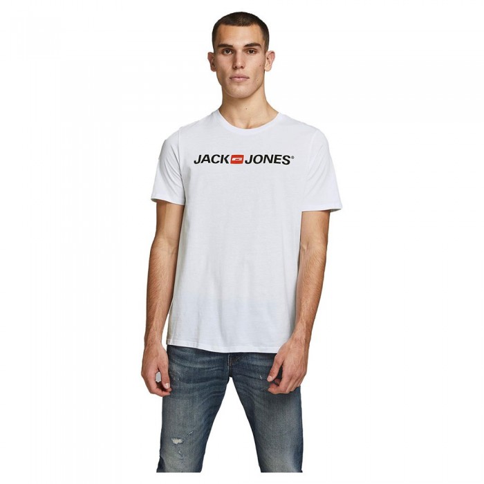 [해외]잭앤존스 Corp 로고 반팔 티셔츠 140690940 White