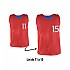 [해외]SPORTI FRANCE 세트 Numbered Reversible 5 Units 063238-33749 3139338520 Red / Blue