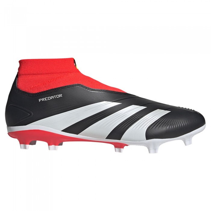 [해외]아디다스 축구화 Predator League Laceless FG 3140552260 Core Black / Ftwr White / Solar Red