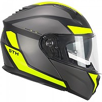[해외]SKA-P 모듈러 헬멧 5THG Falcon Sport 9140617094 Matt Black / Fluo Yellow