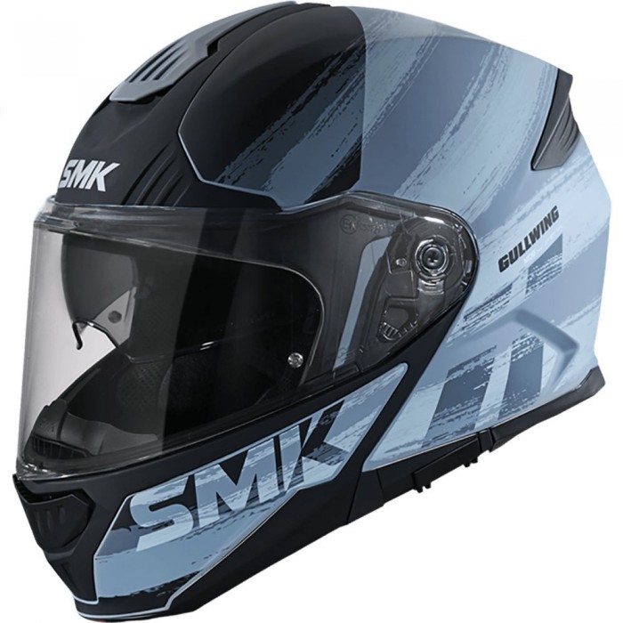 [해외]SMK Gullwing Tourleader ECE 22.06 모듈형 헬멧 9140668487 Glossy Black / Grey