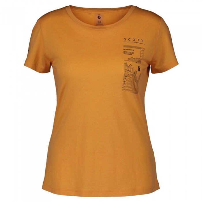 [해외]스캇 반소매 티셔츠 Defined 메리노 Graphic 6140595091 Melon Orange