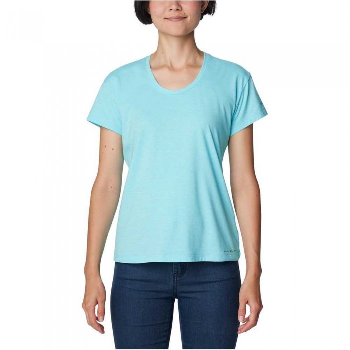 [해외]컬럼비아 Sun Trek™ 반팔 티셔츠 4140575057 Aquamarine Heather
