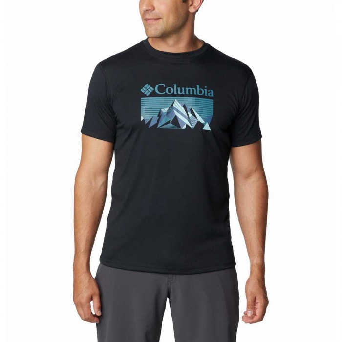 [해외]컬럼비아 Zero Rules™ 반팔 티셔츠 4140575158 Black / Fractal