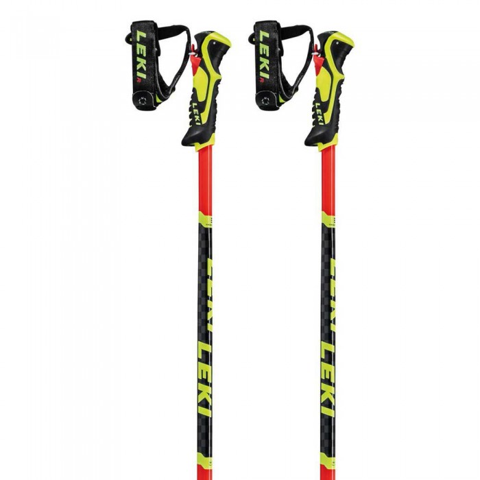 [해외]레키 ALPINO WCR Lite SL 3D 지팡이 5137754855 Fluorescent Red / Black / Neon Yellow