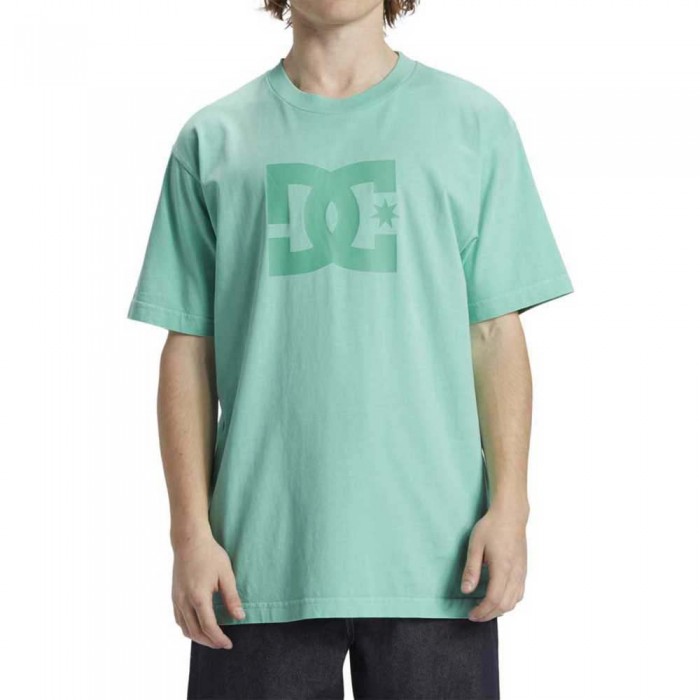 [해외]DC슈즈 반소매 티셔츠 Dcstar Pigment 14140613386 Biscay Green Enzyme Wash
