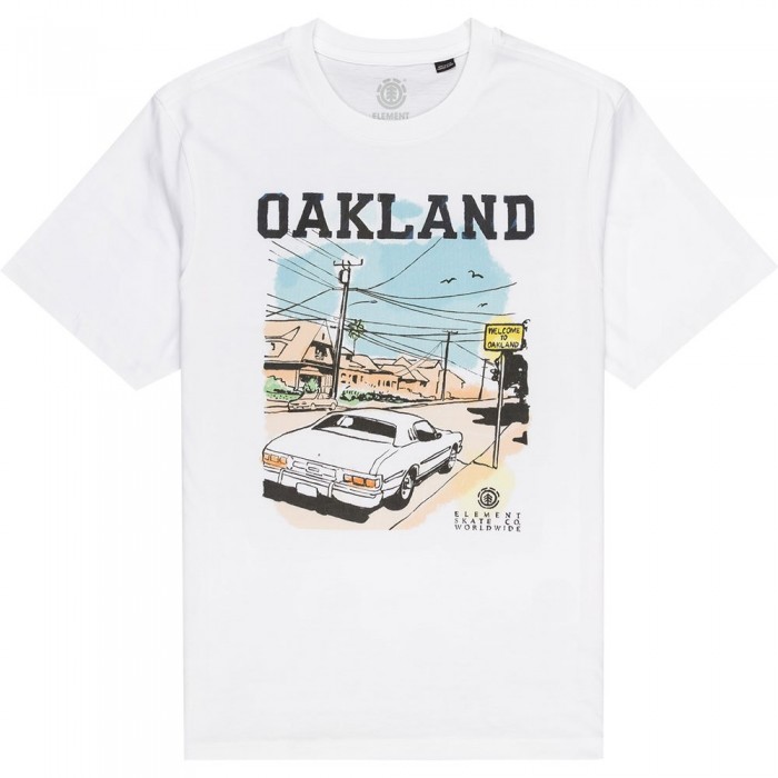 [해외]엘레먼트 반소매 티셔츠 Oakland Worldwide 14140685709 Optic White