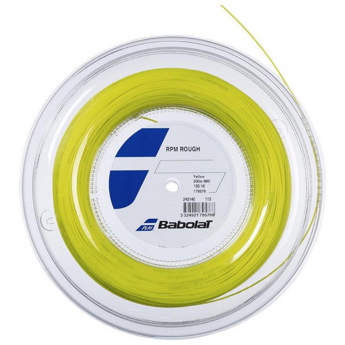 [해외]바볼랏 RPM Rough 200 M 테니스 릴 스트링 12137436985 Yellow