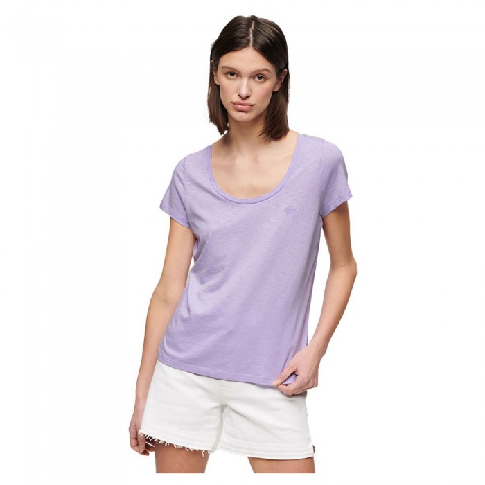 [해외]슈퍼드라이 반소매 티셔츠 Scoop 140588541 Light Lavender Purple