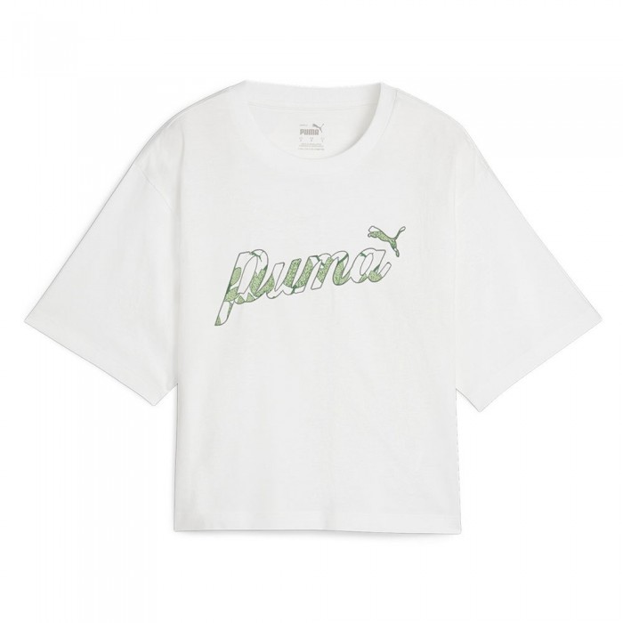 [해외]푸마 Ess+ Blossom Graphic 반팔 티셔츠 140130882 White