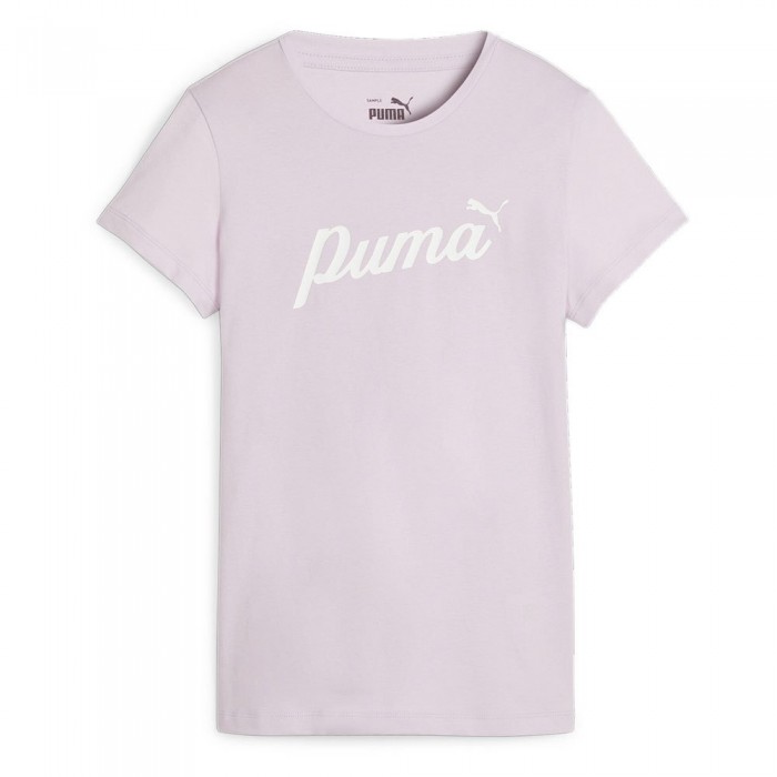 [해외]푸마 Ess+ Blossom Script 반팔 티셔츠 140130890 Grape Mist