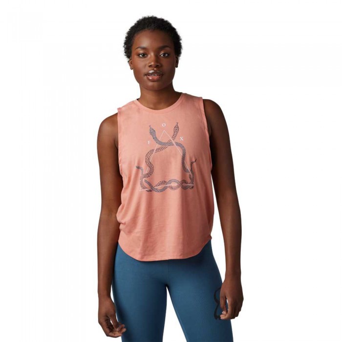 [해외]FOX RACING LFS Caved In 민소매 티셔츠 140412776 Salmon Pink