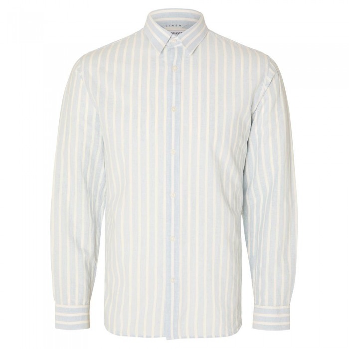 [해외]SELECTED 긴 소매 셔츠 Slimnew-라인n 140228398 Cashmere Blue / Stripes Stripes