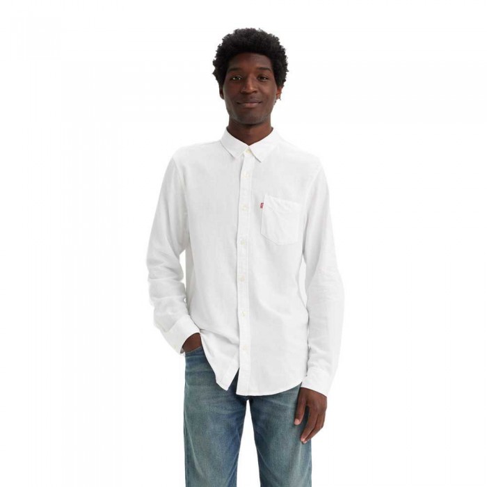 [해외]리바이스 긴 소매 셔츠 Sunset 1 포켓 Standard 140388570 Bright White Plus