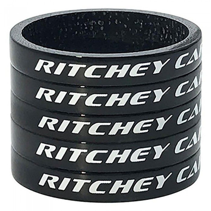 [해외]RITCHEY 헤드셋 스페이서 WCS Carbon 5 단위 1140728596 Glossy Black