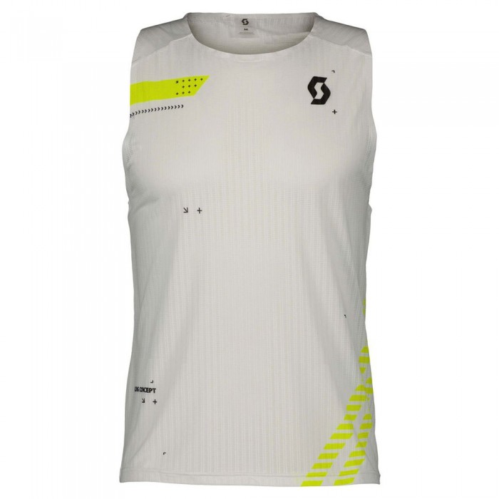 [해외]스캇 RC Run SL 민소매 티셔츠 6140614577 White / Yellow