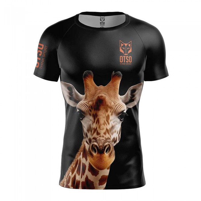 [해외]OTSO Giraffe 반팔 티셔츠 6140663489 Black