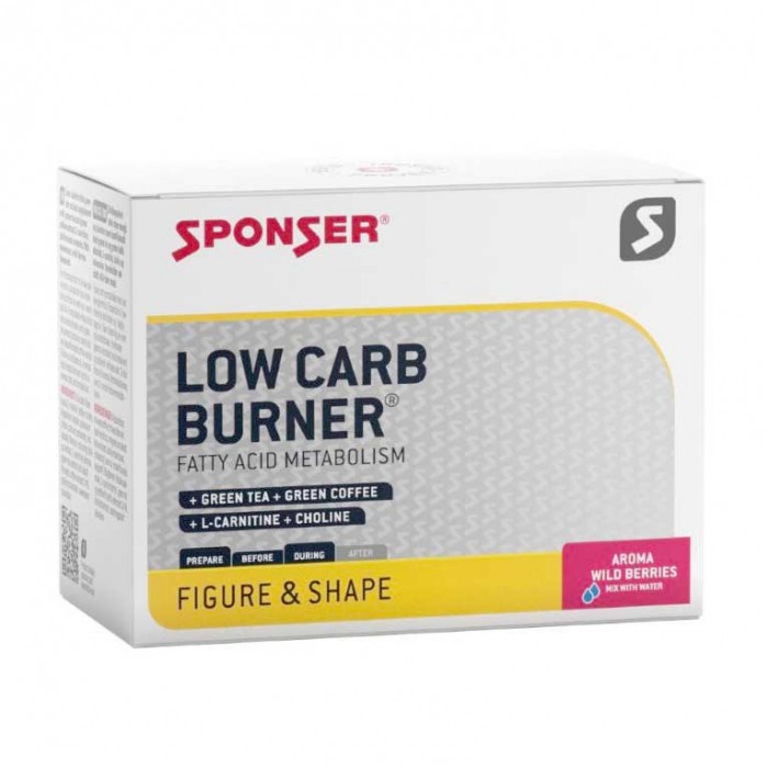 [해외]SPONSER SPORT FOOD 야생 딸기 음료 Low Carb Burner 6g 20 단위 4140719989 Multicolor